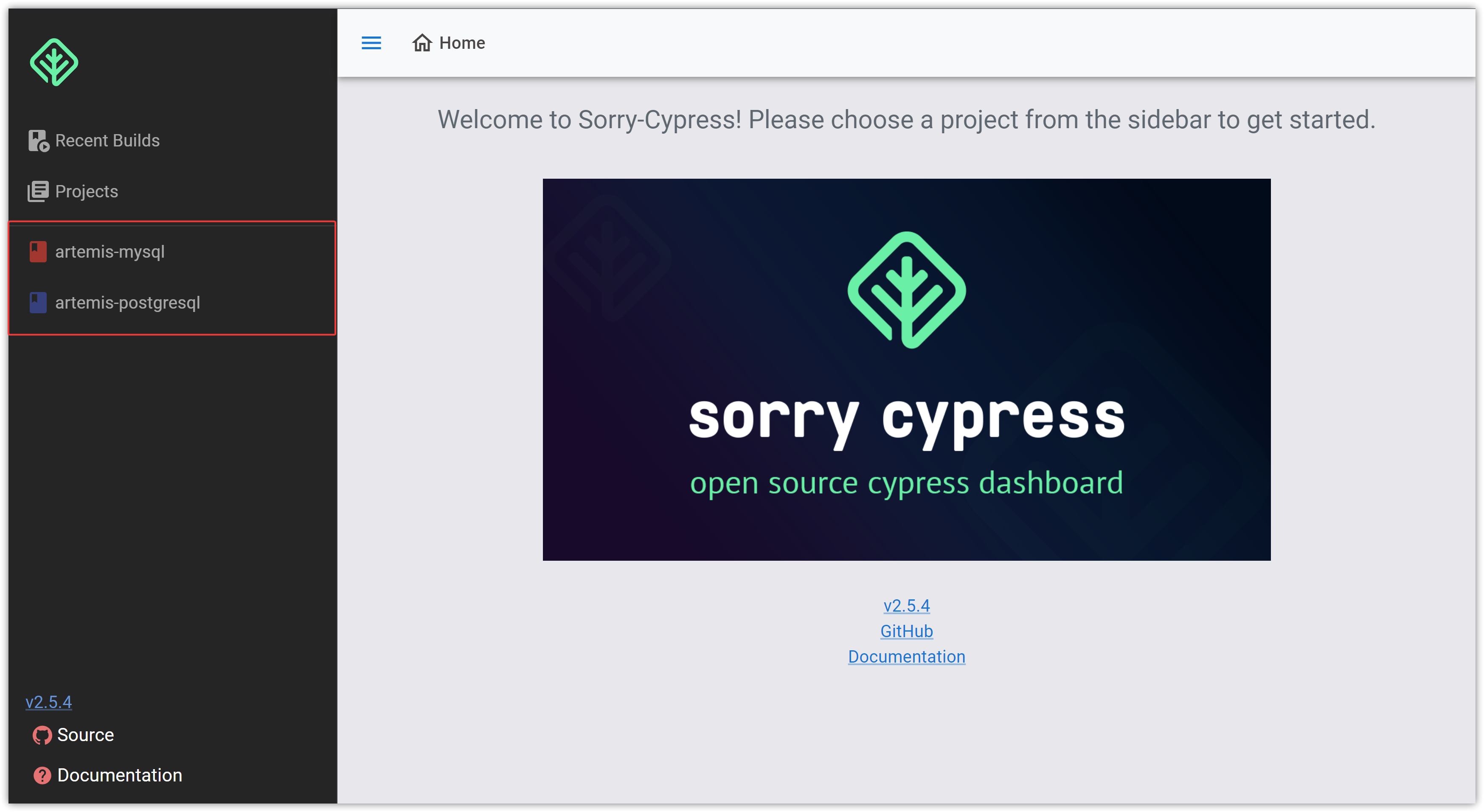 Sorry Cypress dashboard