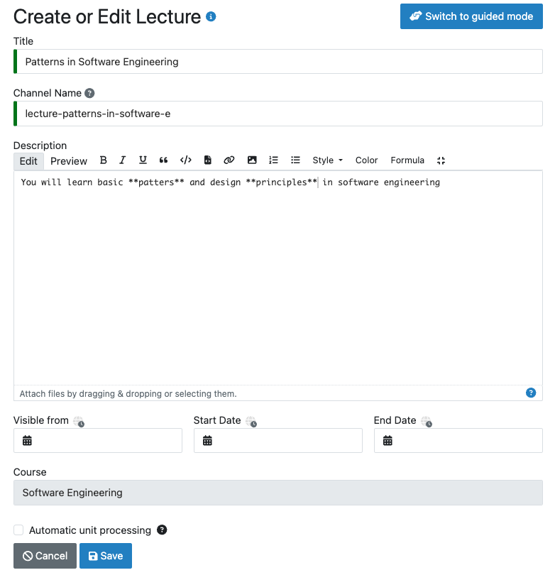 create-lecture