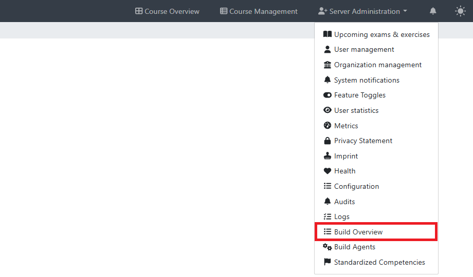 Build Overview System Administration