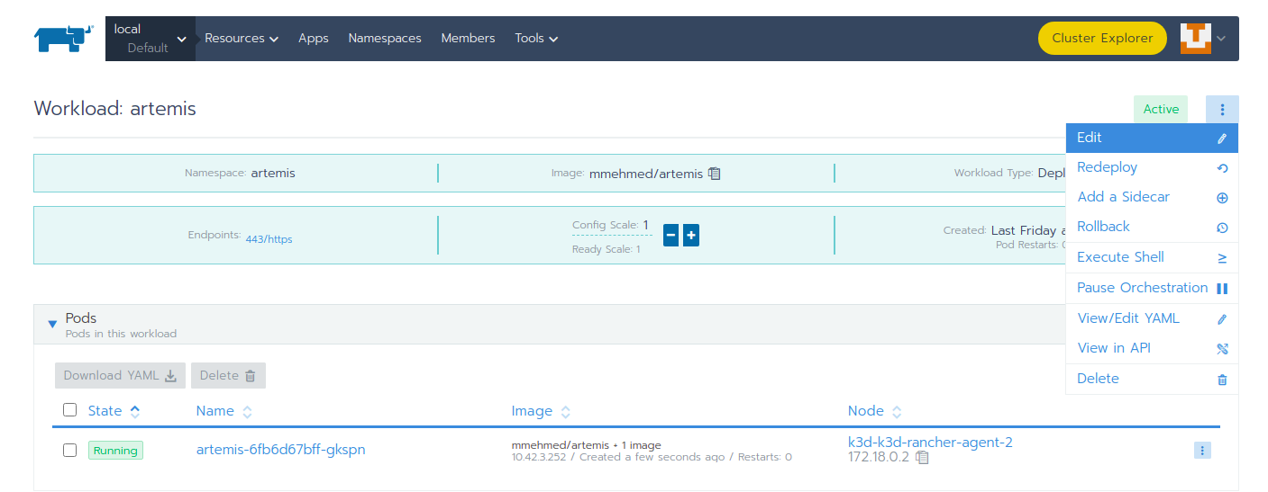 Kubernetes Setup — Artemis documentation